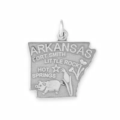 Fashnzfab Oxidized Arkansas State Charm In Multi