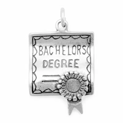 Fashnzfab Oxidized Bachelors Degree Charm In Yellow
