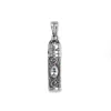 Fashnzfab Oxidized Bali Blue Topaz Memory Keepsake Pendant In Metallic