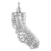 Fashnzfab Oxidized California State Charm In Pattern