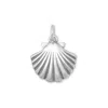 Fashnzfab Oxidized Clam Shell Charm In Neutral