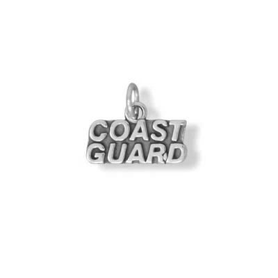 Fashnzfab Oxidized Coast Guard Charm In Purple