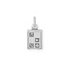 Fashnzfab Oxidized Electronic Tablet Charm In Pattern