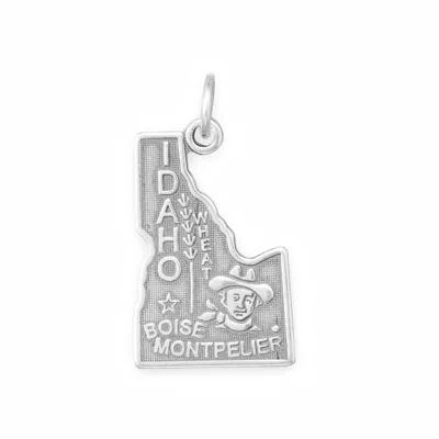 Fashnzfab Oxidized Idaho State Charm In Metallic