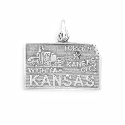 Fashnzfab Oxidized Kansas State Charm In Pattern