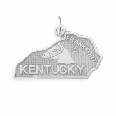 Fashnzfab Oxidized Kentucky State Charm In Neutral