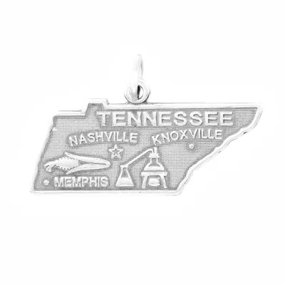 Fashnzfab Oxidized Tennessee State Charm In Neutral