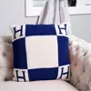 Fashnzfab Patterned Cushion Cover / Pillow Case In Blue