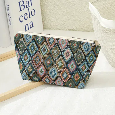 Fashnzfab Patterned Pouch Clutch Bag In Multi