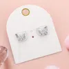 Fashnzfab Pearl Butterfly Stud Earrings - Cream, Silver In Multi