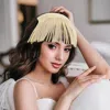 Fashnzfab Pearl Fringe Headband In White