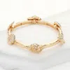 Fashnzfab Pearl Paved Starfish Shell Puka Shell Pointed Stretch Bracelet Gold In Gold