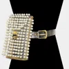 Fashnzfab Pearl Transparent Fanny Pack / Belt / Crossbody Bag In Multi