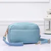 Fashnzfab Pebbled Faux Leather Crossbody Bag In Blue