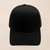 Fashnzfab Plain Baseball Cap In Black