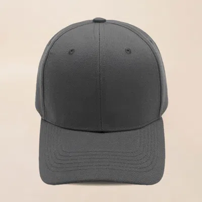 Fashnzfab Plain Baseball Cap In Black
