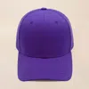 Fashnzfab Plain Baseball Cap In Purple