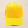 Fashnzfab Plain Baseball Cap In Yellow