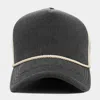 Fashnzfab Plain Premium Pigment Foam Trucker Hat In Black
