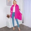 Fashnzfab Plain Shawl Poncho Scarf In Multi