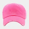 Fashnzfab Plain Vintage Baseball Cap In Multi