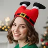 Fashnzfab Plush Santa Chimney Christmas Hat In Red