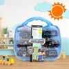 Fashnzfab Police Car Suit Toys Alloy Cars With Play Mat Building Play Set In Multi