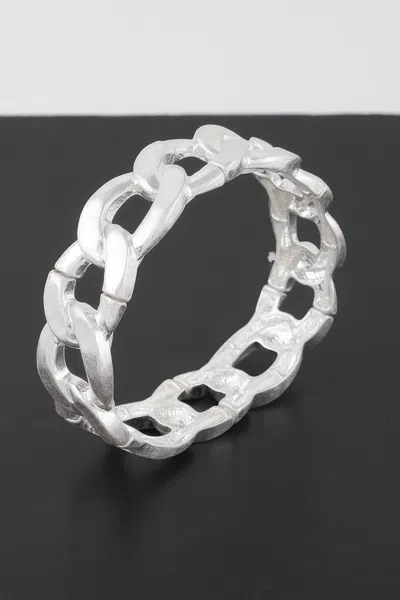 Fashnzfab Polished Curb Chain Bracelet In Multi