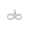 Fashnzfab Polished Infinity Charm In Neutral