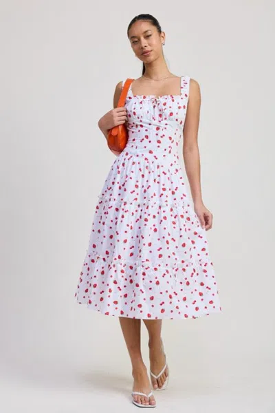Fashnzfab Poplin Midi A Line Dress