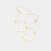 Fashnzfab Popsicle Dangle Earrings - Ivory In White