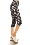 Fashnzfab Print Capri Leggings In Multi