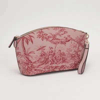 Fashnzfab Printed Wristlet Cosmetic Pouch Pouch Bag In Multi