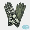 Fashnzfab Puffer Smart Touch Gloves In Green