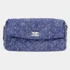 Fashnzfab Quilted Denim Shoulder Bag In Multi