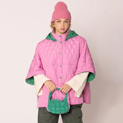 Fashnzfab Quilted Puffer Shoulder Cloud Bag In Multi