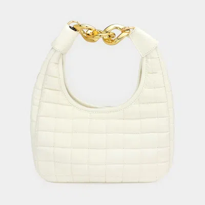 Fashnzfab Quilted Soft Tote / Crossbody Bag In White