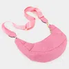Fashnzfab Quilted Solid Puffer Crossbody Bag In Pink