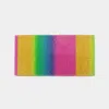 Fashnzfab Rainbow Bling Rectangle Evening Tote / Clutch / Crossbody Bag In Multi