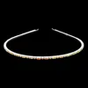 Fashnzfab Rectangle Stone Headband In Silver
