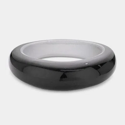 Fashnzfab Resin Bangle Bracelet Black