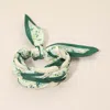 Fashnzfab Resin Rectangular Link Patterned Fabric Fabric Scarf Adjustable Bracelet In Multi