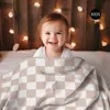 Fashnzfab Reversible Checkered Patterned Kids Throw Blanket In Multi