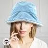 Fashnzfab Reversible Corduroy Soft Faux Fur Bucket Hat In Blue