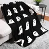 Fashnzfab Reversible Ghost Patterned Throw Blanket