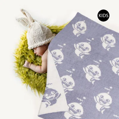 Fashnzfab Reversible Shark Patterned Kids Throw Blanket