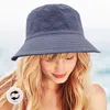 Fashnzfab Reversible Solid Bucket Hat In Gray