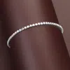 Fashnzfab Rhinestone Evening Tennis Chain Bracelet Ab, Silver In Multi