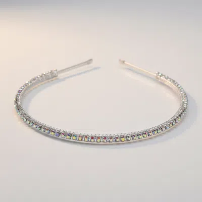 Fashnzfab Rhinestone Headband In Multi