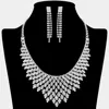 Fashnzfab Rhinestone Paved Collar Necklace 16" + 4.5" L In Multi